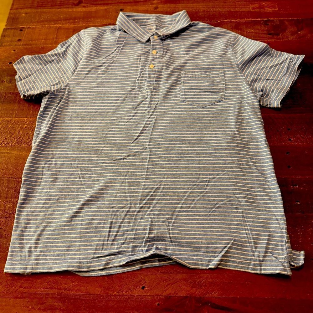 J Crew Slub Cotton‎ Pocket Polo